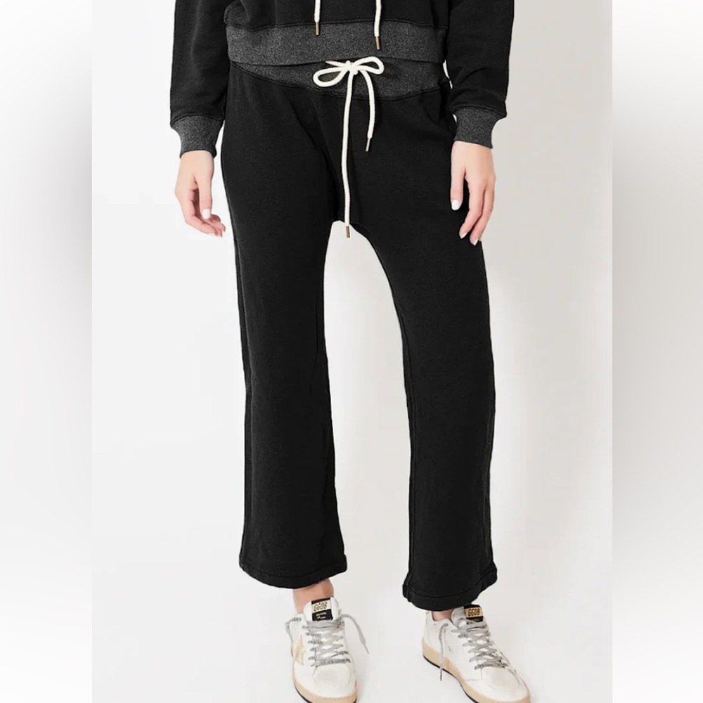 The Great The Relay Sweatpant in Overdyed Black